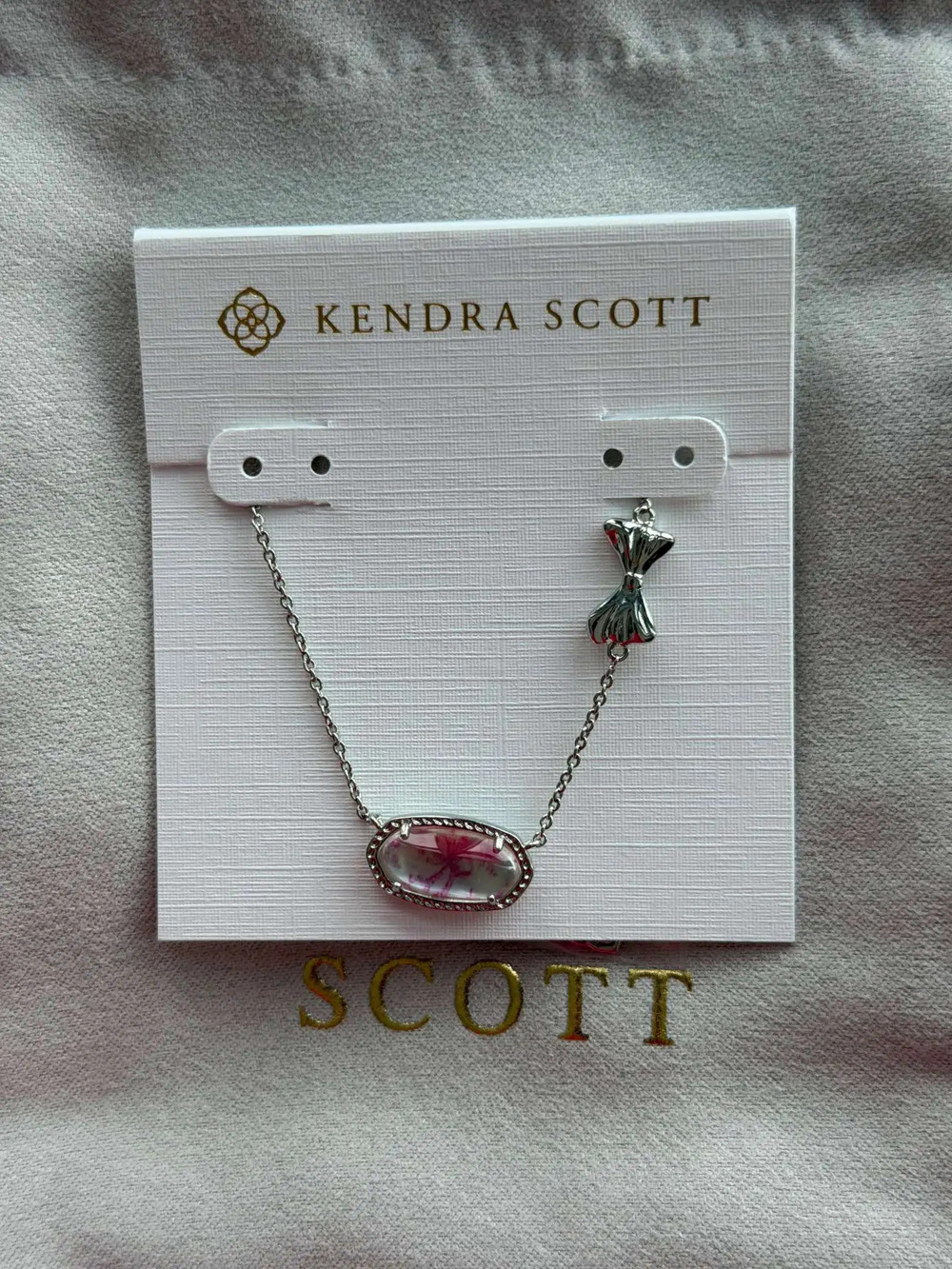 Kendra Scott Pink Pendant Necklace